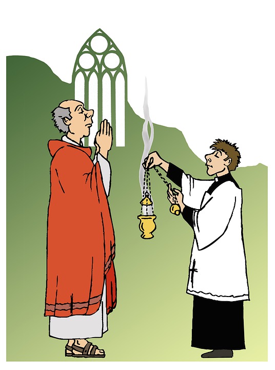 Un encensoir est bien pratique pour diffuser la fumée de l’encens pontifical 